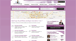Desktop Screenshot of lebonavocat.com